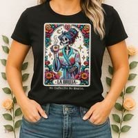 La Bruja No Cafecito No Magic Skeleton Women's T-Shirt thumb 2