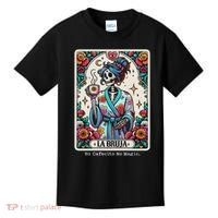 La Bruja No Cafecito No Magic Skeleton Kids T-Shirt thumb 0