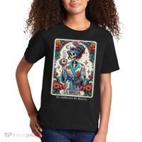 La Bruja No Cafecito No Magic Skeleton Kids T-Shirt thumb 2
