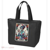 La Bruja No Cafecito No Magic Skeleton Tote Bag thumb 3