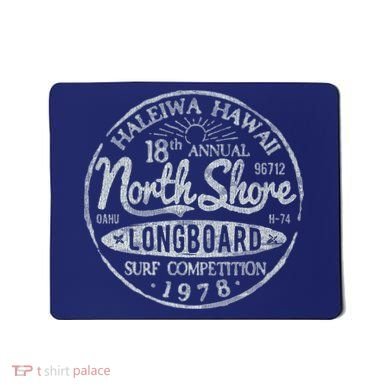 Long Board North Shore Surf Vintage Hawaii Beach Mousepad