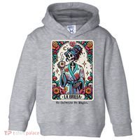 La Bruja No Cafecito No Magic Skeleton Women Toddler Hoodie thumb 0