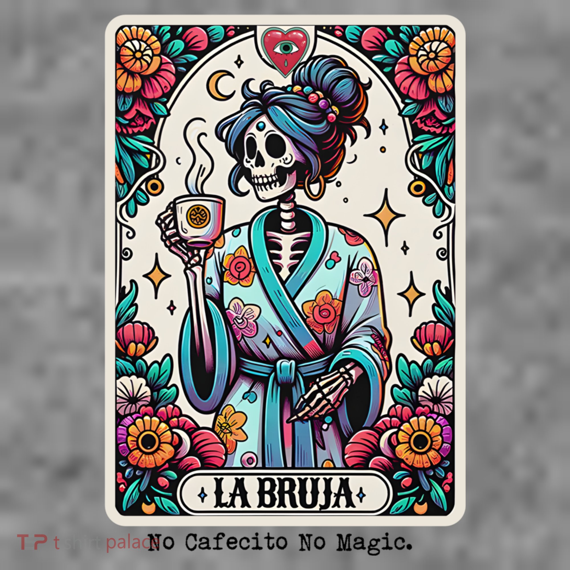 La Bruja No Cafecito No Magic Skeleton Women Toddler Hoodie