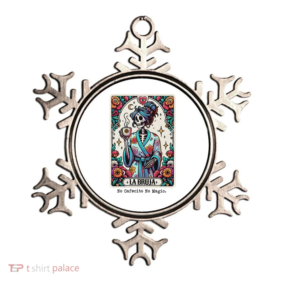 La Bruja No Cafecito No Magic Skeleton Women Ornament
