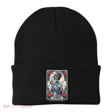La Bruja No Cafecito No Magic Skeleton Beanie