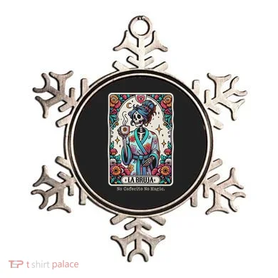 La Bruja No Cafecito No Magic Skeleton Ornament