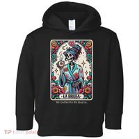 La Bruja No Cafecito No Magic Skeleton Toddler Hoodie thumb 0