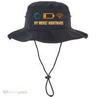 Low Battery No Wifi And Game Buffering My Worst Nightmare Gift Bucket Hat thumb 0