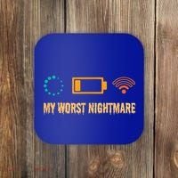 Low Battery No Wifi And Game Buffering My Worst Nightmare Gift Coaster thumb 0