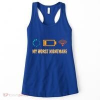 Low Battery No Wifi And Game Buffering My Worst Nightmare Gift Women's Tank Top thumb 0