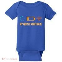 Low Battery No Wifi And Game Buffering My Worst Nightmare Gift Baby Bodysuit thumb 0