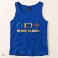 Low Battery No Wifi And Game Buffering My Worst Nightmare Gift Tank Top thumb 2