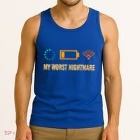 Low Battery No Wifi And Game Buffering My Worst Nightmare Gift Tank Top thumb 3