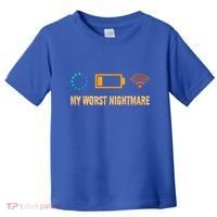 Low Battery No Wifi And Game Buffering My Worst Nightmare Gift Toddler T-Shirt thumb 0