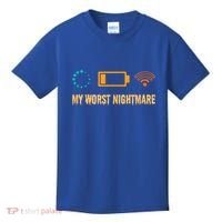 Low Battery No Wifi And Game Buffering My Worst Nightmare Gift Kids T-Shirt thumb 0
