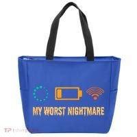 Low Battery No Wifi And Game Buffering My Worst Nightmare Gift Tote Bag thumb 0