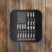 Long Beard Nation Turkey Hunting Coaster thumb 0