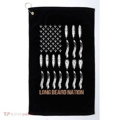 Long Beard Nation Turkey Hunting Golf Towel