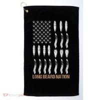 Long Beard Nation Turkey Hunting Golf Towel thumb 0