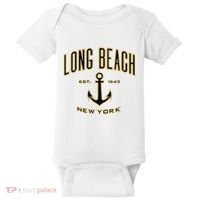 Long Beach New York Baby Bodysuit thumb 0