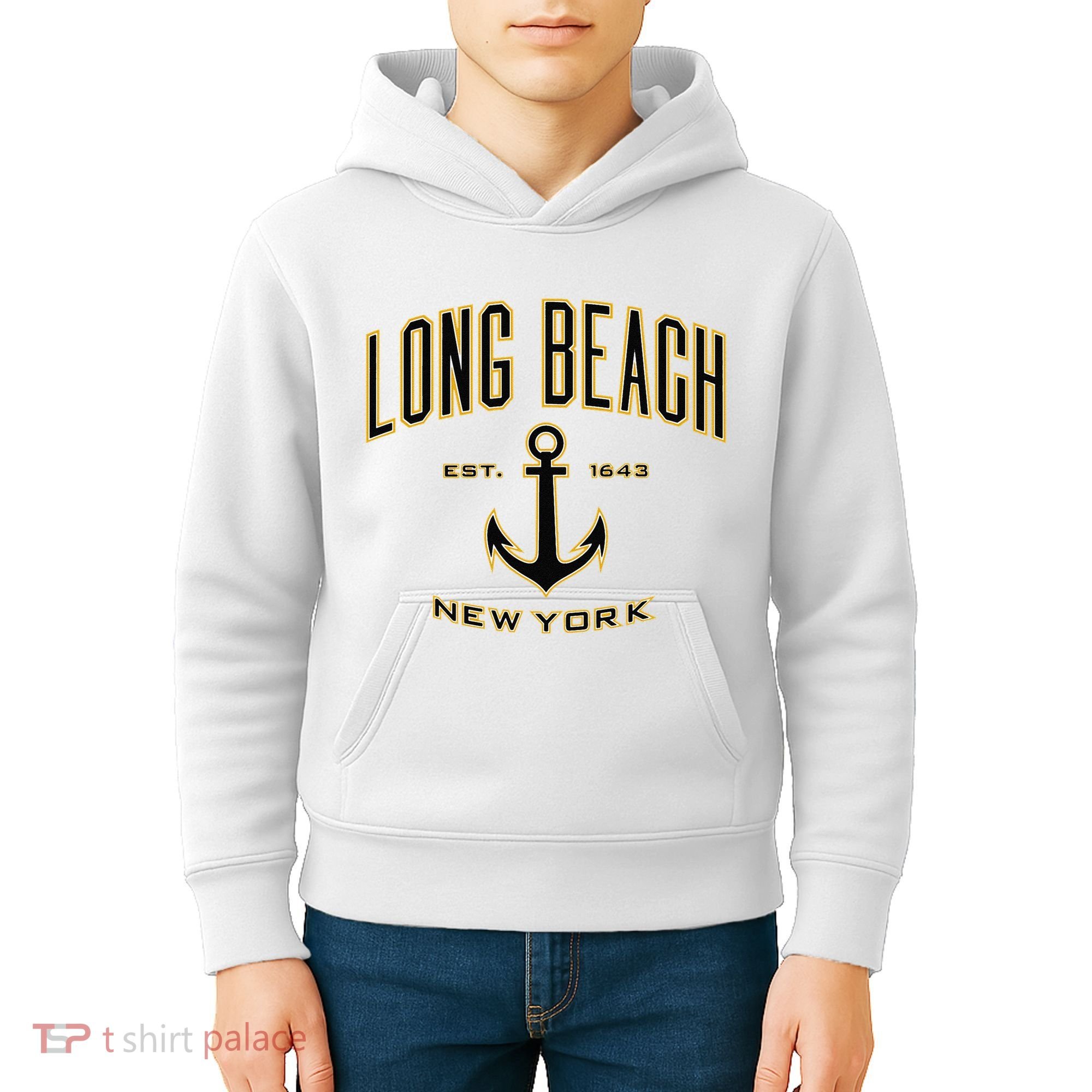 Long Beach New York Kids Hoodie