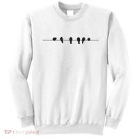 Little Birds On The Cable Wire Sweatshirt thumb 0