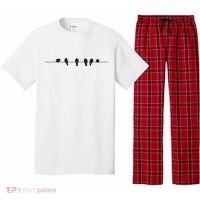 Little Birds On The Cable Wire Pajama Set thumb 0