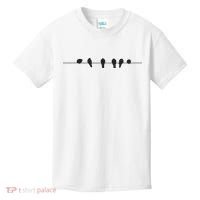 Little Birds On The Cable Wire Kids T-Shirt thumb 0