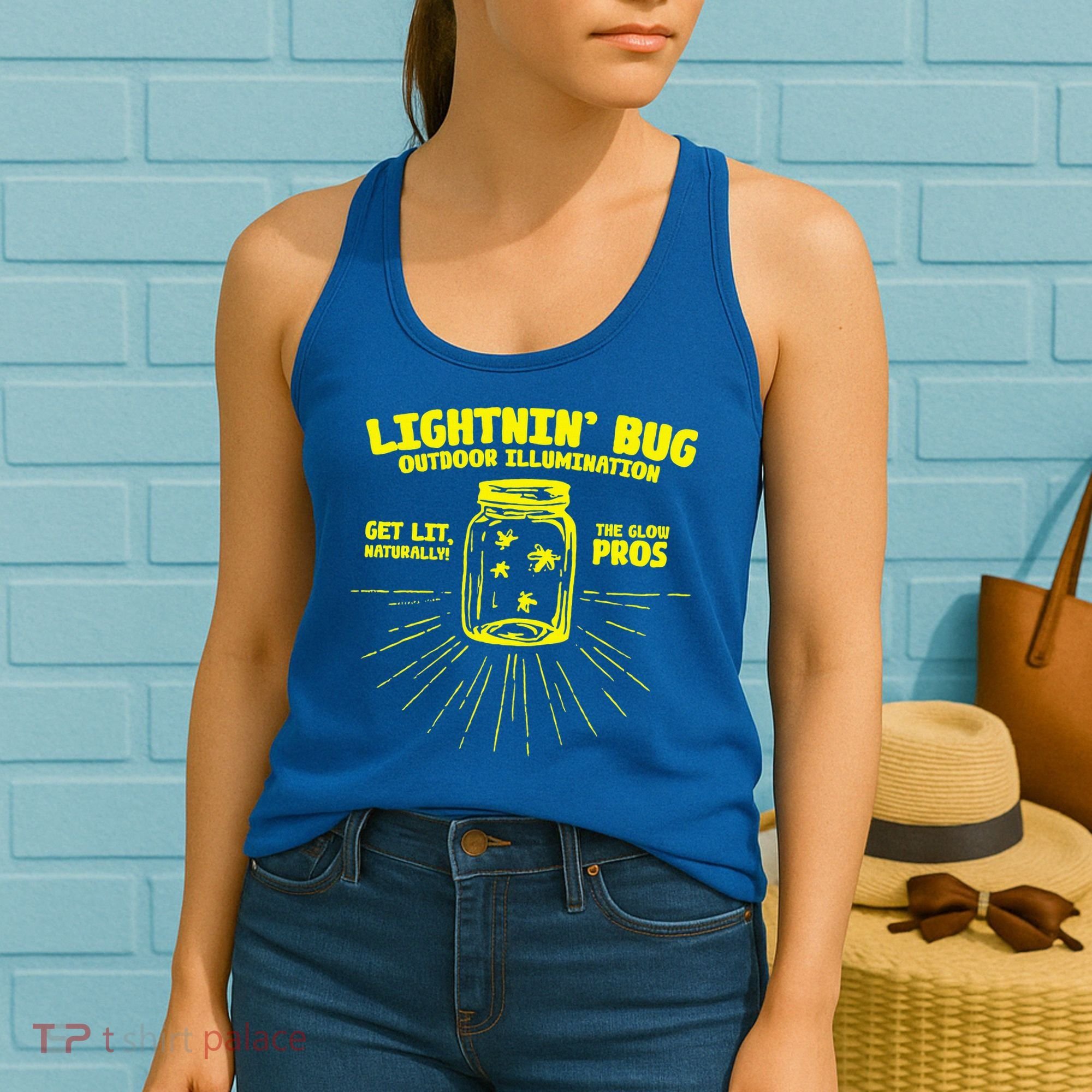 Lightnin' Bug Outdoor Illumination Get Lit Naturally The  Women's Tank Top