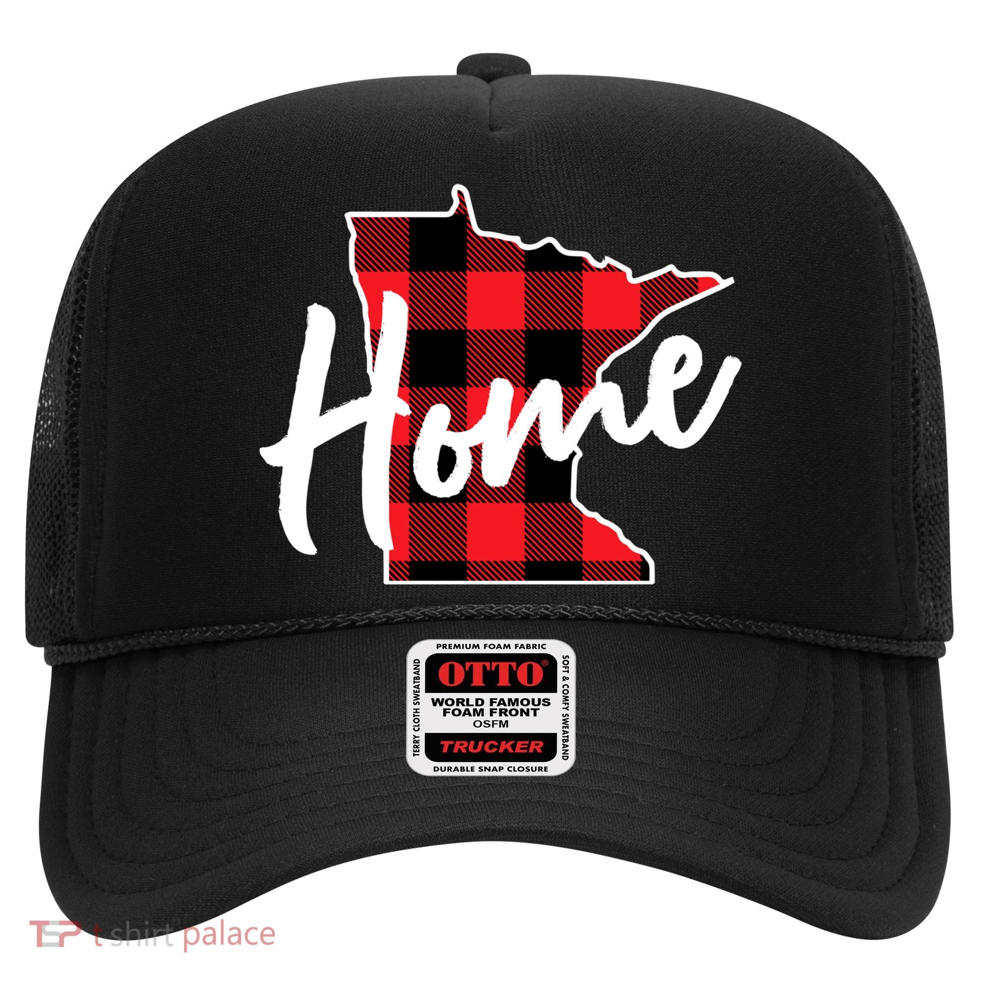 Lumberjack Buffalo Plaid Minnesota Home State Cute Gift Back Gift Hat