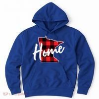Lumberjack Buffalo Plaid Minnesota Home State Cute Gift Back Gift Hoodie thumb 0