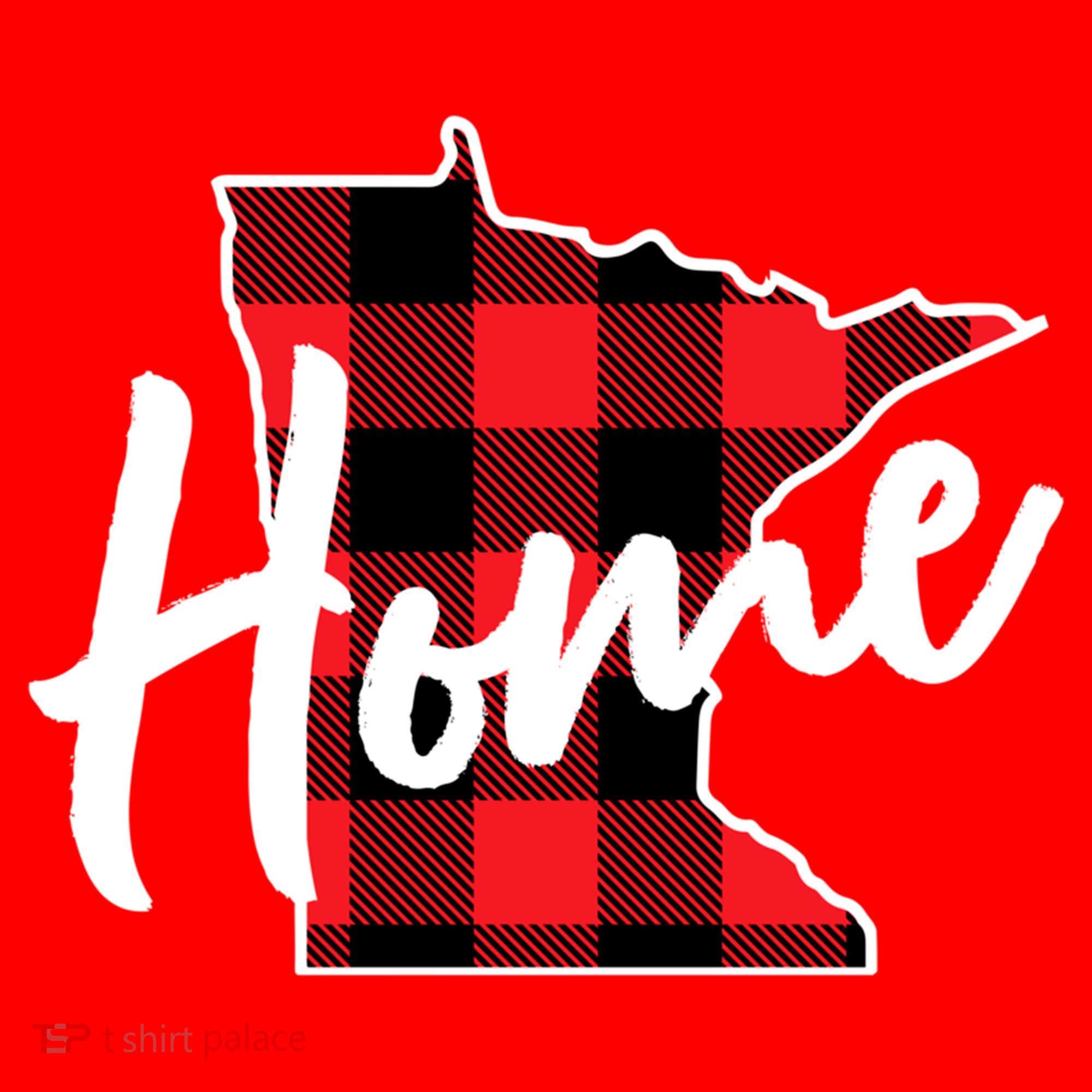 Lumberjack Buffalo Plaid Minnesota Home State Cute Gift Back Gift Santa Hat