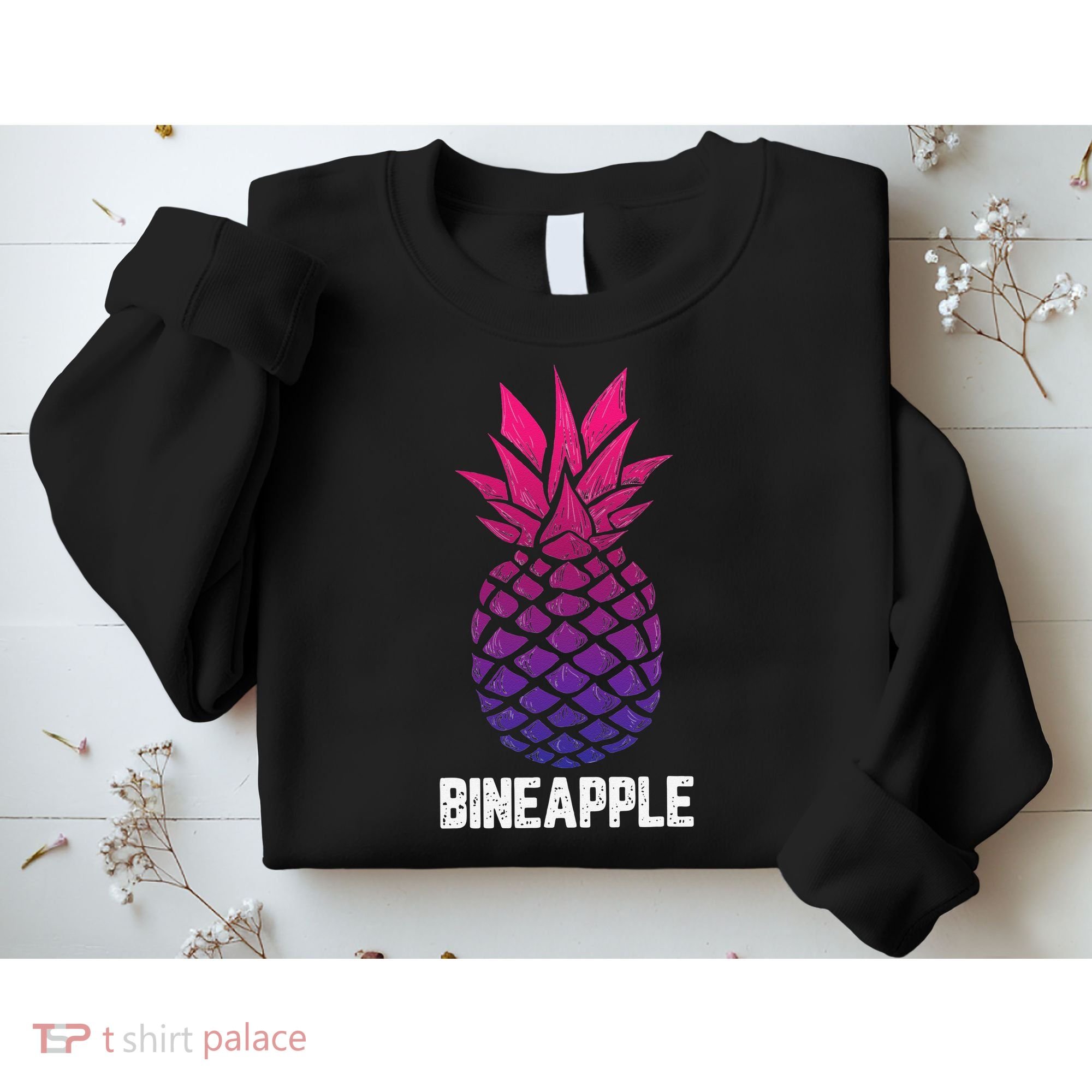 LGBTQ BiSexual Pineapple Tropical Summer Cool Pride Gifts Sweatshirt
