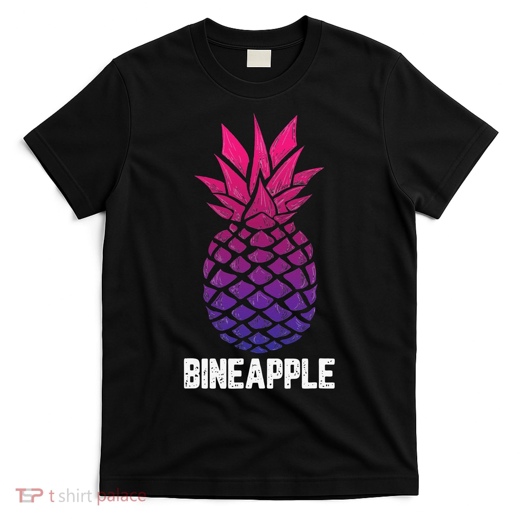 LGBTQ BiSexual Pineapple Tropical Summer Cool Pride Gifts T-Shirt