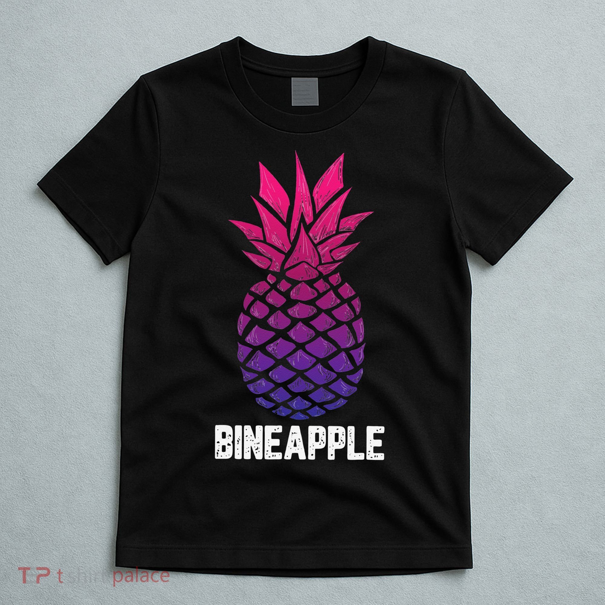 LGBTQ BiSexual Pineapple Tropical Summer Cool Pride Gifts T-Shirt
