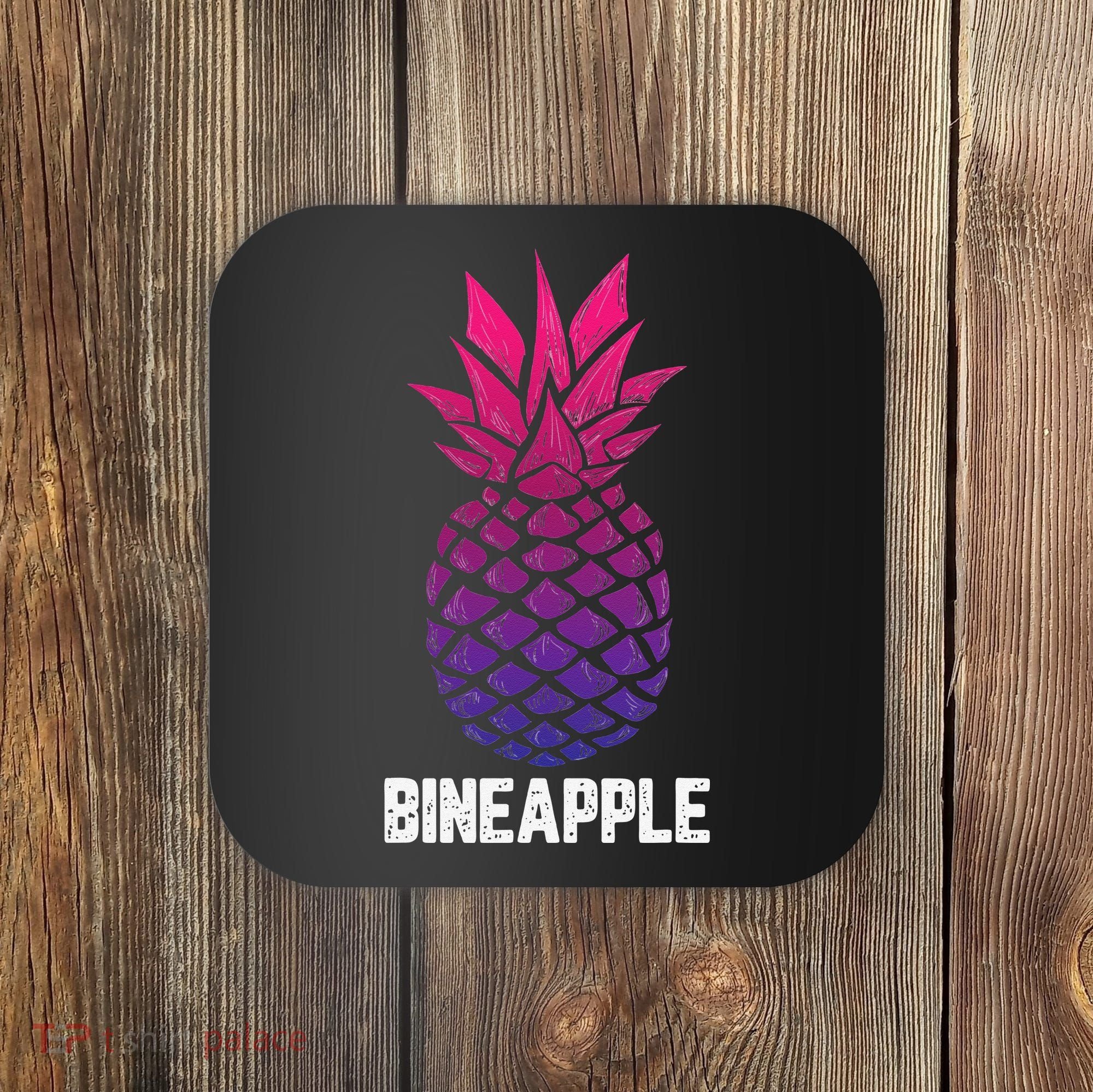 LGBTQ BiSexual Pineapple Tropical Summer Cool Pride Gifts Coaster