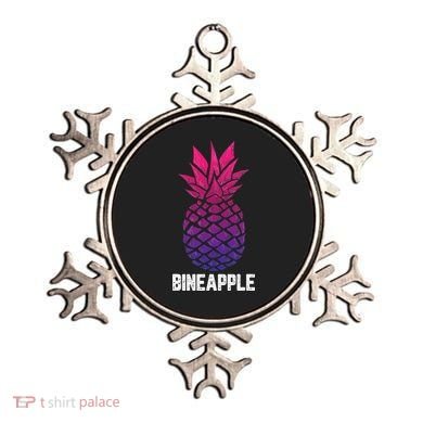 LGBTQ BiSexual Pineapple Tropical Summer Cool Pride Gifts Ornament