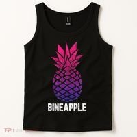 LGBTQ BiSexual Pineapple Tropical Summer Cool Pride Gifts Tank Top thumb 2