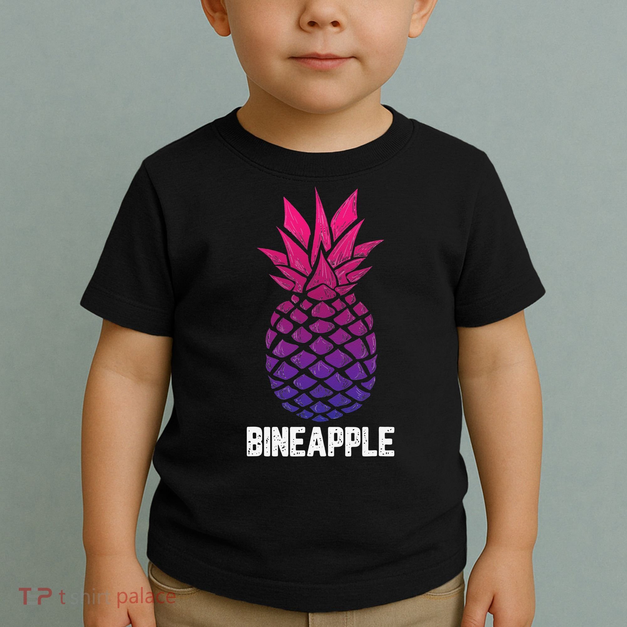 LGBTQ BiSexual Pineapple Tropical Summer Cool Pride Gifts Toddler T-Shirt