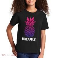 LGBTQ BiSexual Pineapple Tropical Summer Cool Pride Gifts Kids T-Shirt thumb 2