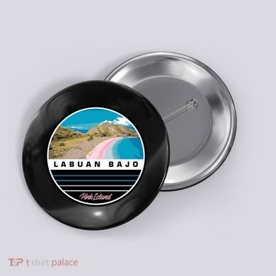Labuan Bajo Pink Island Button
