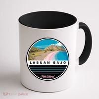 Labuan Bajo Pink Island Coffee Mug thumb 1
