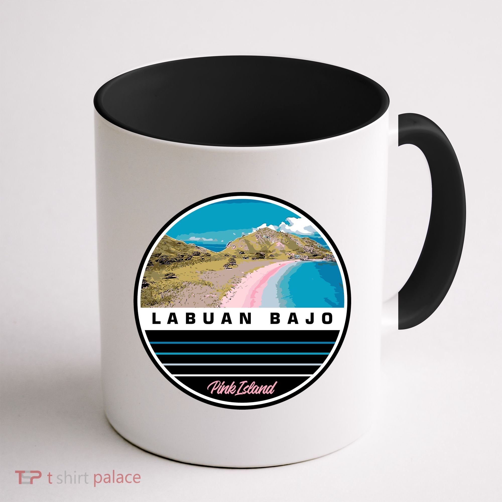 Labuan Bajo Pink Island Coffee Mug