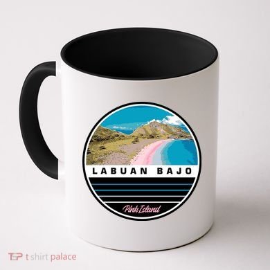 Labuan Bajo Pink Island Coffee Mug