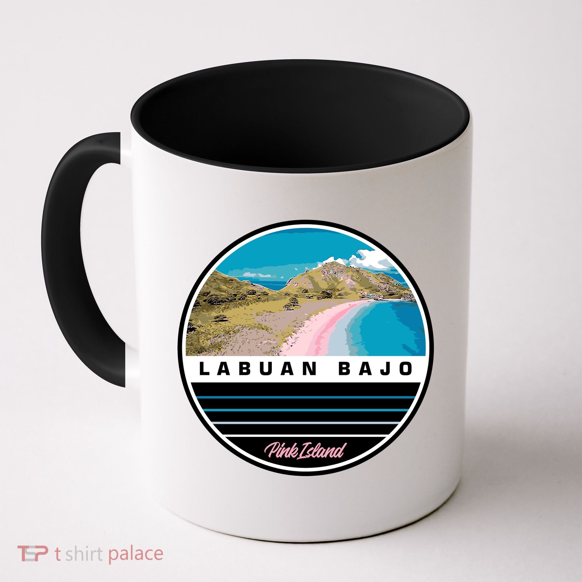 Labuan Bajo Pink Island Coffee Mug
