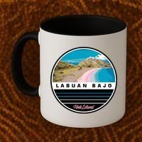 Labuan Bajo Pink Island Coffee Mug thumb 2