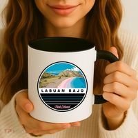 Labuan Bajo Pink Island Coffee Mug thumb 3