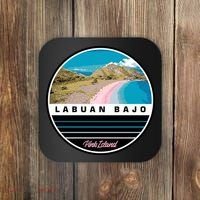 Labuan Bajo Pink Island Coaster thumb 0