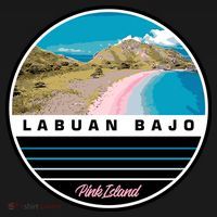 Labuan Bajo Pink Island Coaster thumb 2