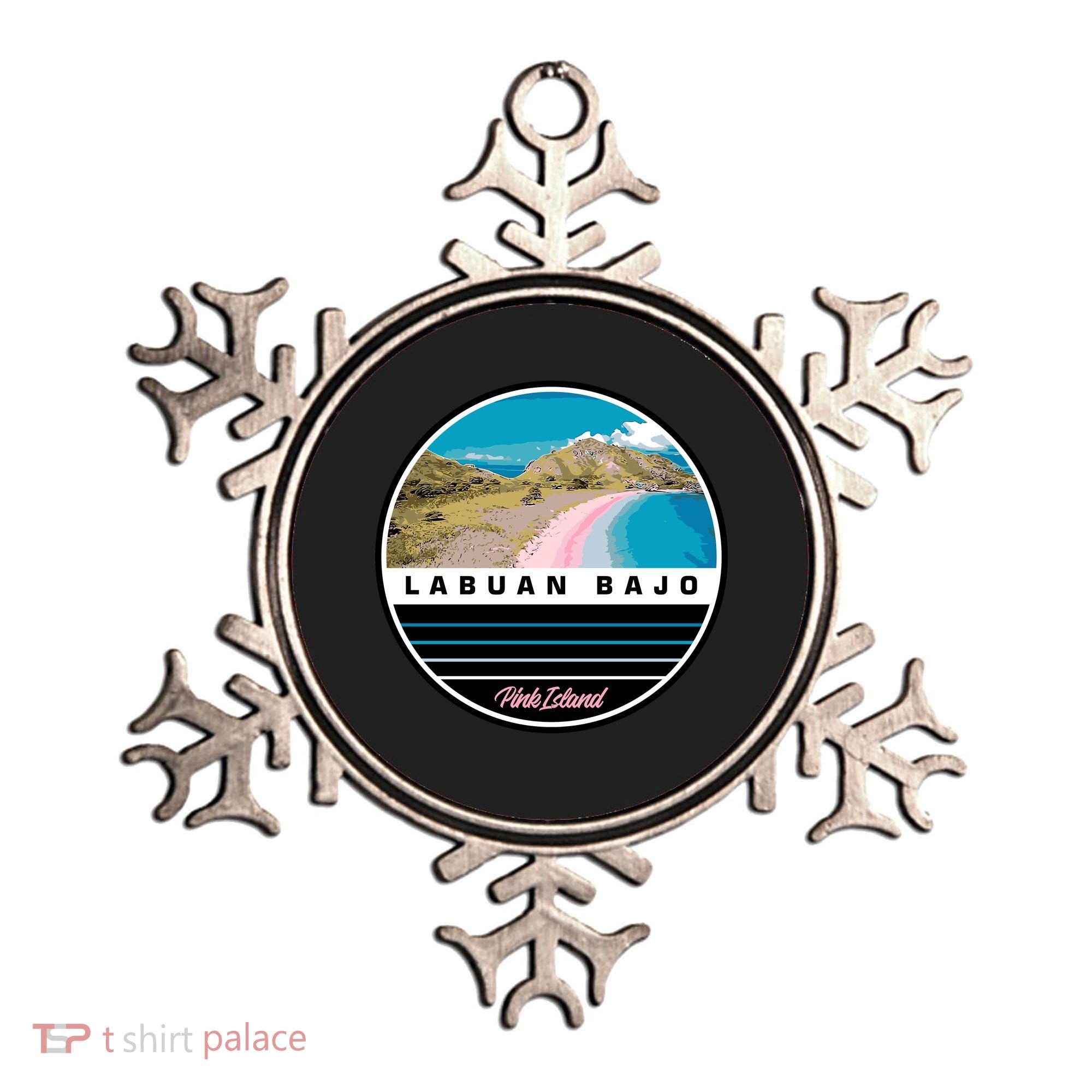 Labuan Bajo Pink Island Ornament